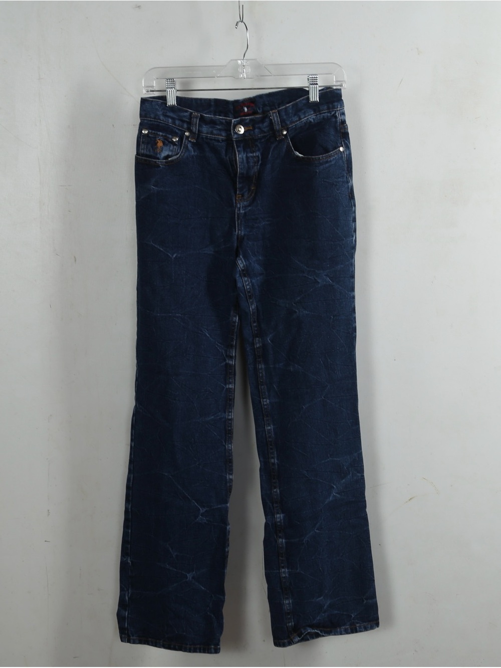 U.S. Polo Assn. Dark Blue Wide-Leg Flare Jeans